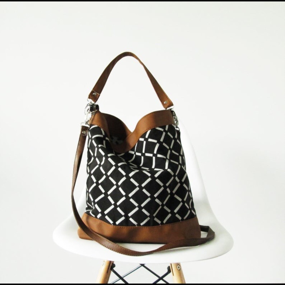 New vegan leather hobo purse